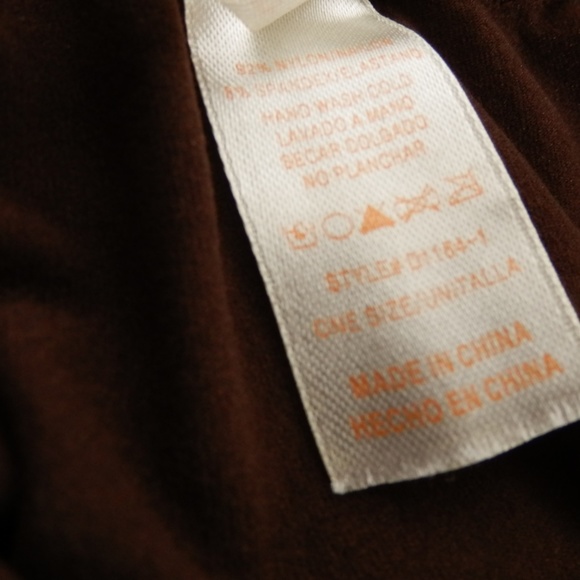 Dynamic Leggings Brown with Crystals at ankles New - Picture 4 of 4